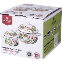Набор кастрюль Agness 934-700