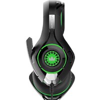 Наушники CrownMicro CMGH-102T USB (зеленый)