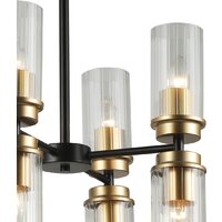 Подвесная люстра Escada 2138/8P (черный/золото)