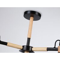 Люстра средней высоты Ambrella light TR82206/3 BK/LWD