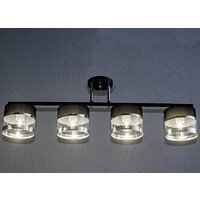 Люстра средней высоты Aitin Pro НПБ 02-4x40-101 N5395/4 (черный/хром)