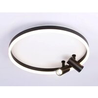 Припотолочная люстра Ambrella light Comfort FL5113/1+2 WH/BK (белый/черный)