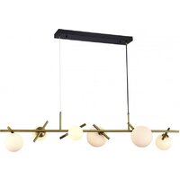 Подвесная люстра iLamp Golden 2134-6L BR+MBK