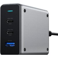 Сетевое зарядное Satechi 100W Type-C PD Compact GAN Charger ST-TC100GM-EU (европейская вилка)