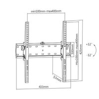 Кронштейн для телевизора Gembird WM-55T-02
