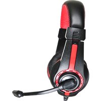 Наушники Оклик HS-L200 (черный/красный)