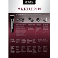 Триммер для бороды и усов Andis Multitrim CLT