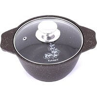 Кастрюля Kukmara кмк12а (кофейный мрамор)