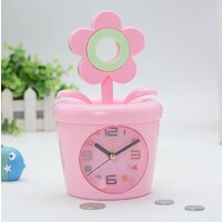 Настольные часы ILikeGift Flower in a pot 100P-106-02 (розовый)
