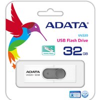 USB Flash ADATA UV220 32GB (белый/серый)
