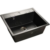 Кухонная мойка GranFest Quadro GF-Q561 (черный)