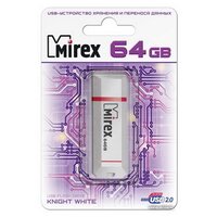 USB Flash Mirex Knight White 64GB [13600-FMUKWH64]