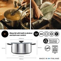 Кастрюля Fiskars Functional Form 1072317