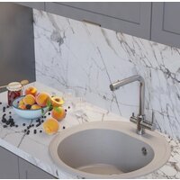 Кухонная мойка Mixline ML-GM11 551825 (белый)