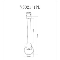 Подвесная люстра Moderli Store V5021-1PL