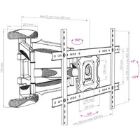 Кронштейн для телевизора Arm Media COBRA-60 (черный)