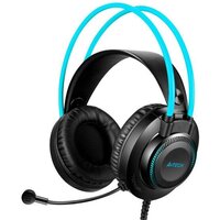 Наушники A4Tech Fstyler FH200i (черный/голубой)