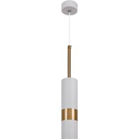 Подвесная люстра ЭРА PL33 WH/GD MR16 GU10 Б0061381 (белый/золото)