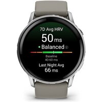 Умные часы Garmin Venu 4 45 мм (серебристый/серый)