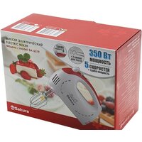 Миксер Sakura SA-6319R (белый/красный)