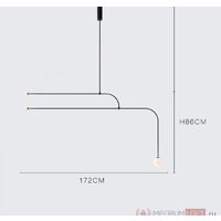 Подвесная люстра ImperiumLoft Lines-05 140820-26