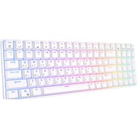 Клавиатура Royal Kludge RK100 RGB (белый, RK Red)