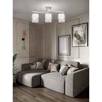 Припотолочная люстра Aitin Pro НПБ 02-3x60-101 6096/3 (белый/зотоло)