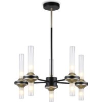Подвесная люстра Ambrella light LH55351/10 BK/CGD/CL (черный/золото/прозрачный)