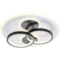 Припотолочная люстра Escada 10235/4LED Round (черный/белый)