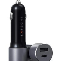Автомобильное зарядное Satechi 72W Type-C PD Car Charger (серый космос)
