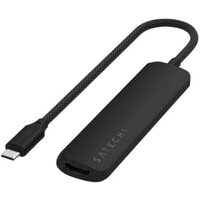 Док-станция Satechi 4-in-1 USB-C Slim Multiport Adapter 4K ST-P4SK (черный)