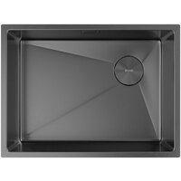 Кухонная мойка ZorG Zerox 59 U / IF Side SF PVD Gunblack