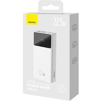 Внешний аккумулятор Baseus Star-Lord Digital Display Fast Charging Power Bank 30000mAh 22.5W (белый)