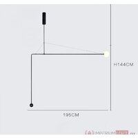 Подвесная люстра ImperiumLoft Lines-11 140826-26