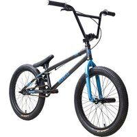 Велосипед Stark Madness BMX 4 2025 (графит матовый/синий металлик/черный)