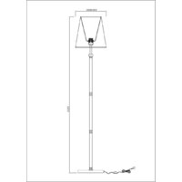 Торшер Arte Lamp Kensington A4098PN-1CC