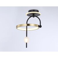 Люстра средней высоты Ambrella light Comfort FL66424 BK/GD (черный/золото)