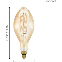 Светодиодная лампочка Eglo 11685 BIG SIZE E140 8W (E27) Ø140 L330 2100K 806lm