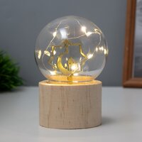 Ночник Risalux Шар-полумесяц 10553467 (коричневый)