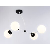 Люстра средней высоты Ambrella light Traditional TR2542/4 WH/BK