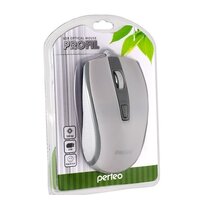 Мышь Perfeo PF-383-OP Profil (белый/серый)