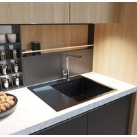 Кухонная мойка Mixline Pro 552929 (черный графит, с сифоном)