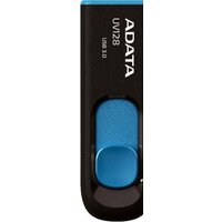 USB Flash ADATA DashDrive UV128 64GB (черный/синий)