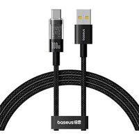 Кабель Baseus Gem Fast-Charging Data Cable USB Type-A - USB Type-C (2 м, черный)