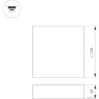 Светодиодная панель Arlight SP-QUADRO-S120x120-13W Day4000 034777