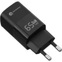 Сетевое зарядное Atomic UniQ G651 GAN 65W (черный)