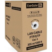 Кабель ExeGate UTP4-C6-CU-S23-IN-PVC-GY-305 UTP