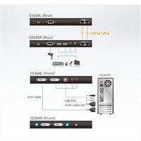 Удлинитель по витой паре Aten CE604-AT-G