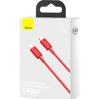 Кабель Baseus USB Type-C - Lightning CATLYS-A01 (1 м, черный)