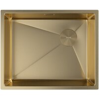 Кухонная мойка ZorG Zerox 54 U / IF Side SF PVD Gold